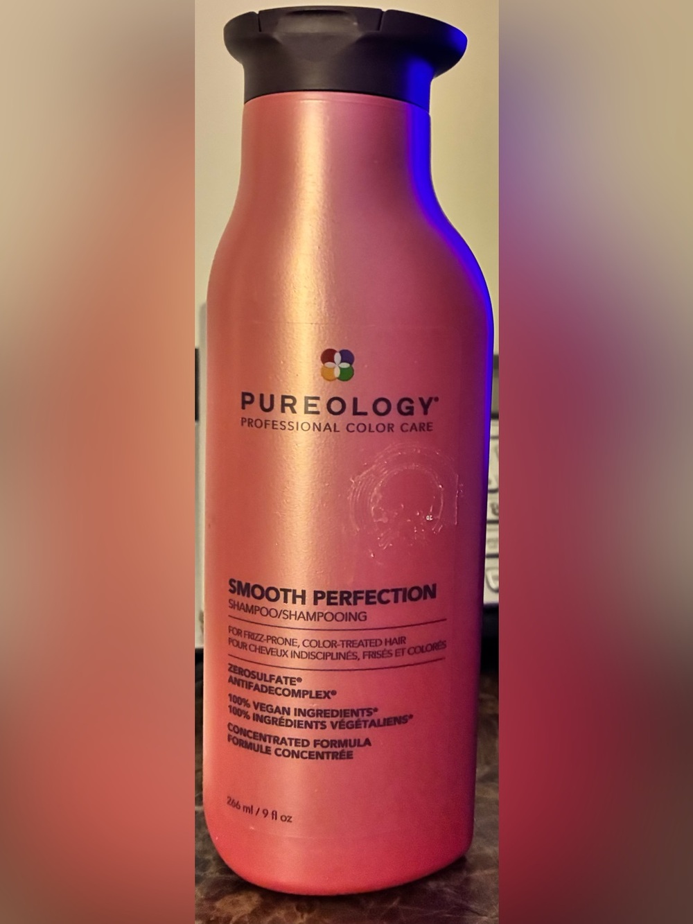 Pureology Smooth Perfection Shampoo 9 Oz 266ml Anti-Frizz Color Care